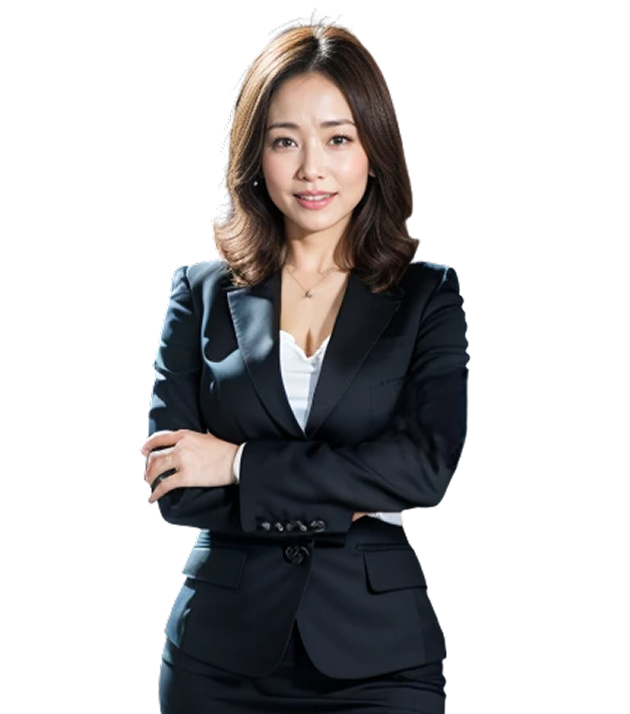 スーツ姿の女性